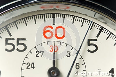 Old Stopwatch Stock Photo