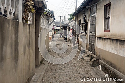 Old Street Stock Photo