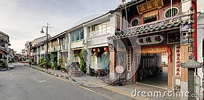 Old Street, George Town, Penang, Malaysia Editorial Stock Photo