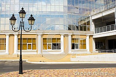 Old Street light european Stock Photo