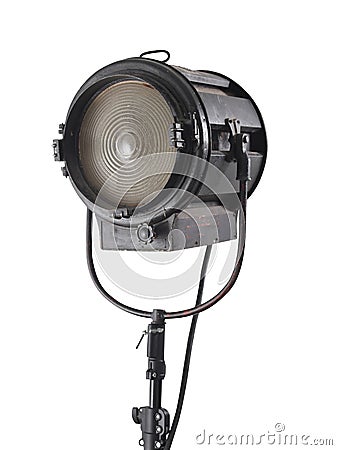 Old studio light Stock Photo