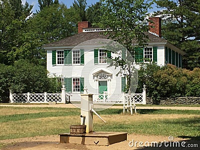 Old Sturbridge Village in Sturbridge, Massachusetts Editorial Stock Photo