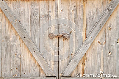 Old style door Stock Photo