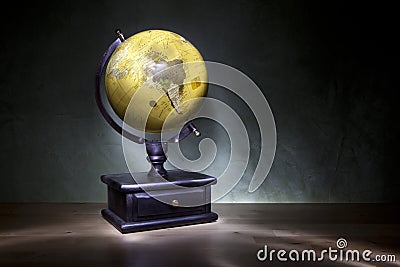 Old style globe Stock Photo