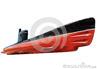 Old submarine Stock Photo