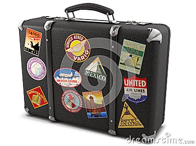 Old suitcase Stock Photo