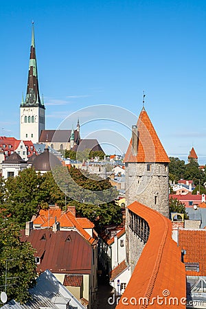 Old Tallinn. Estonia Stock Photo