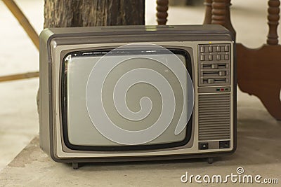 Old television, Tv classic Stock Photo