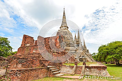Old Temple in Thailand Stock Photo
