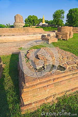 Old Tibetan temple ruins Stock Photo