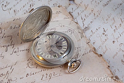 Old-time watch Stock Photo