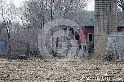 A old timer of a barn Stock Photo
