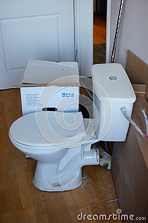 Old toilet Editorial Stock Photo