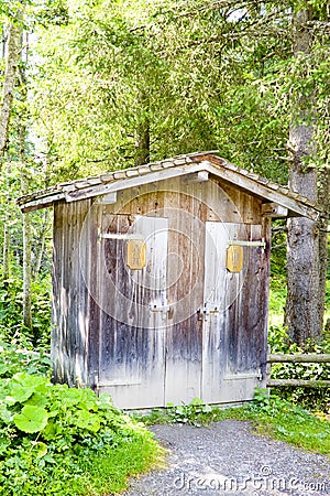 Old toilet Stock Photo