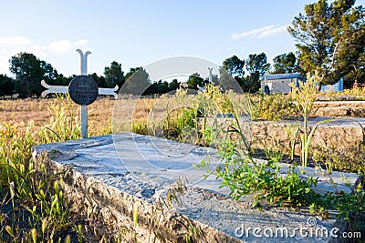 Old tombstone from the turn of the centrury. Editorial Stock Photo