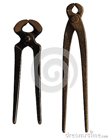 Old tools work rusts Stock Photo