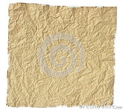 Old torn crumpled paper Stock Photo