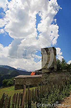 Old tower Stock Photo