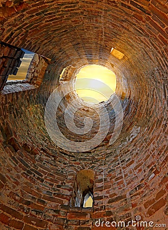 In old tower inside Stock Photo