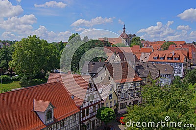 Old town of Bad Wimpfen Stock Photo