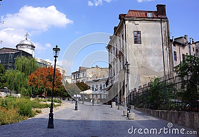 Old Town, Bucharest Editorial Stock Photo