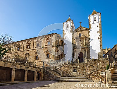 Old town of Caceres, Spain Stock Photo