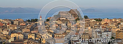 Old Town of Corfu Stock Photo