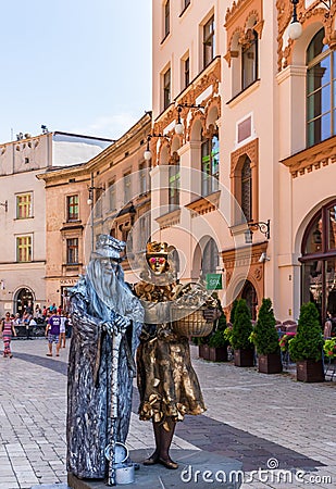 Old town - Cracow-Poland Editorial Stock Photo