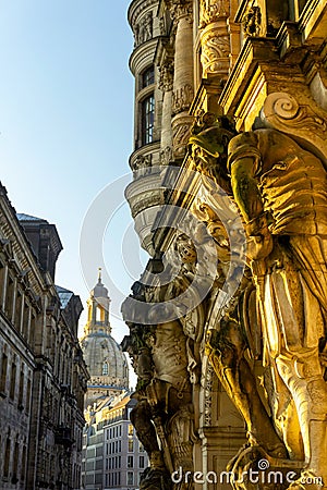 Old town of Dresden Stock Photo