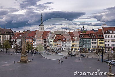 Old Town in Erfurt, Germany Editorial Stock Photo