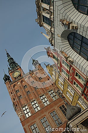 Old town Gdansk/Poland Stock Photo
