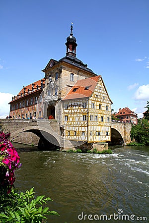 Old Town Hall Bamberg Stock Photo