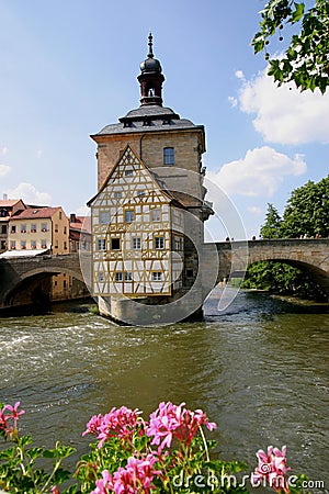 Old Town Hall Bamberg Stock Photo