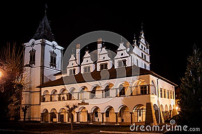 Old Town Hall in Levoca Stock Photo