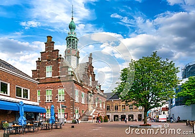 Old town hall and museum in the city of Purmerend, Netherlands Stock Photo