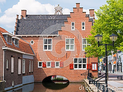 Old town hall of Oud-Beijerland, Netherlands Editorial Stock Photo