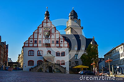 Old Town Hall in Plauen, Germany Editorial Stock Photo