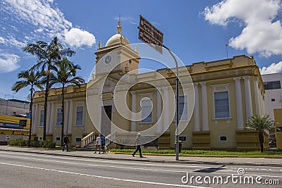 The old town hall of Sao Jose dos Campos - Brazil Editorial Stock Photo