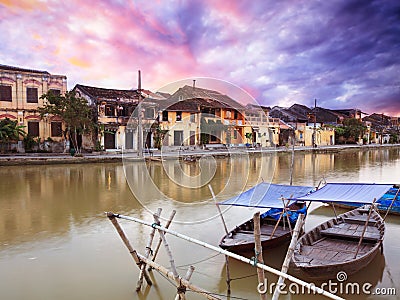 Old town of Hoi An Stock Photo