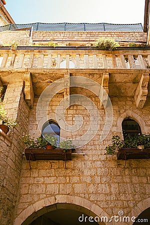 Old town medieval church Crkva sv. Nikolein in Trogir, Croatia Stock Photo