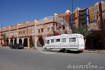 Old town in Morocco, typical moroccan architecture Editorial Stock Photo