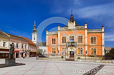 Old town in Novi Sad - Serbia Stock Photo
