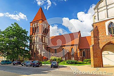 Old town of Paslek in Poland Stock Photo