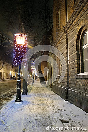 Old town in poznan, poland Stock Photo