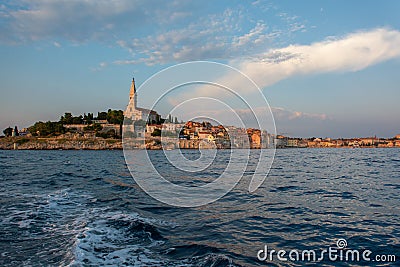 The old town of Rovinj, Croatia. Stock Photo