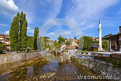 Old town Sarajevo - Bosnia and Herzegovina Stock Photo