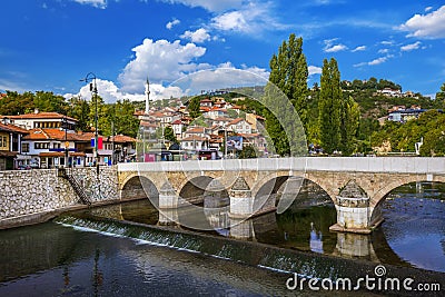 Old town Sarajevo - Bosnia and Herzegovina Stock Photo