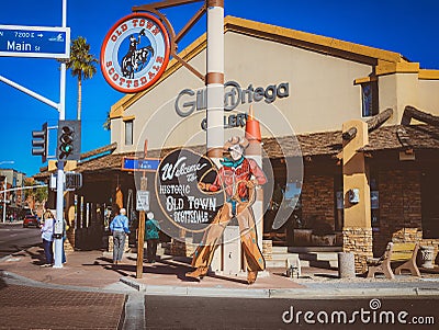 Old Town Scottsdale Arizona USA Editorial Stock Photo