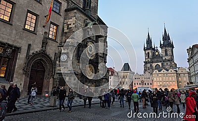 Old Town Square, Prague Editorial Stock Photo