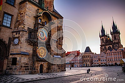 Old Town Square, Prague. Czech, Editorial Stock Photo